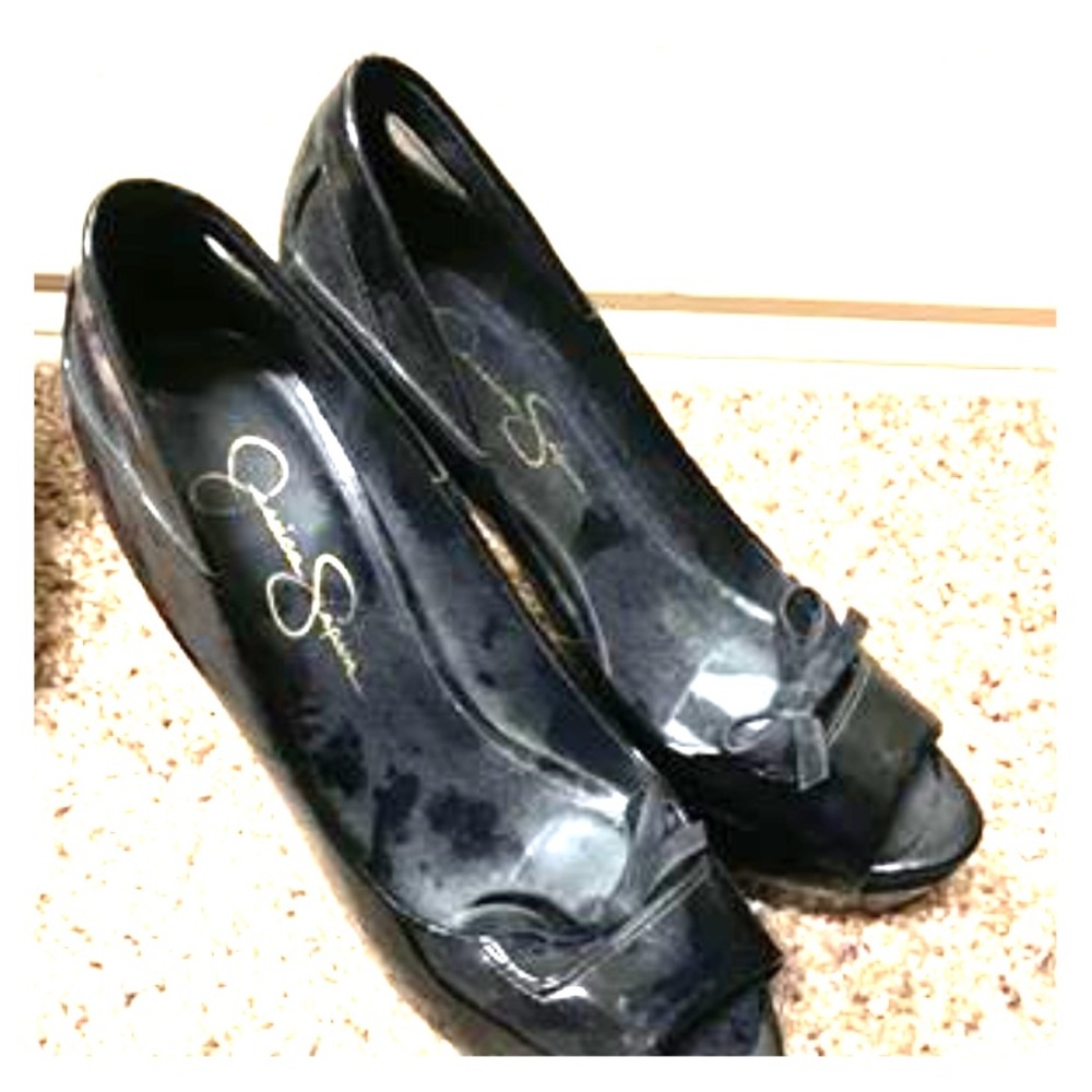 Black JS heels